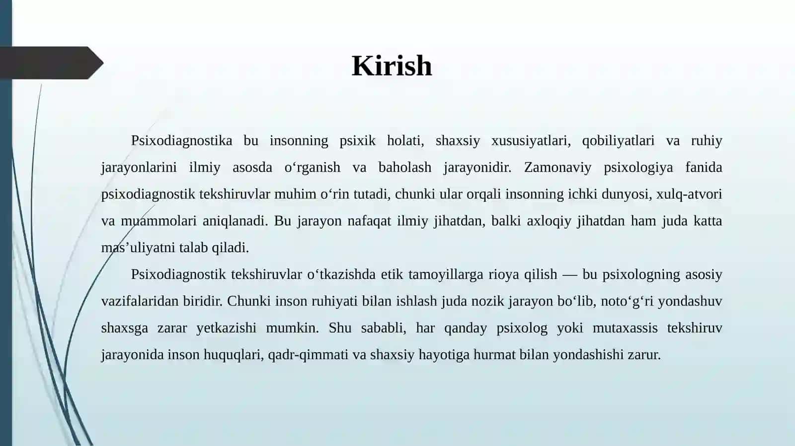 PSIXODIAGNOSTIK TEKSHIRISHLARDAGI UMUMIY ETIKAVIY TAMOYILLAR 3
