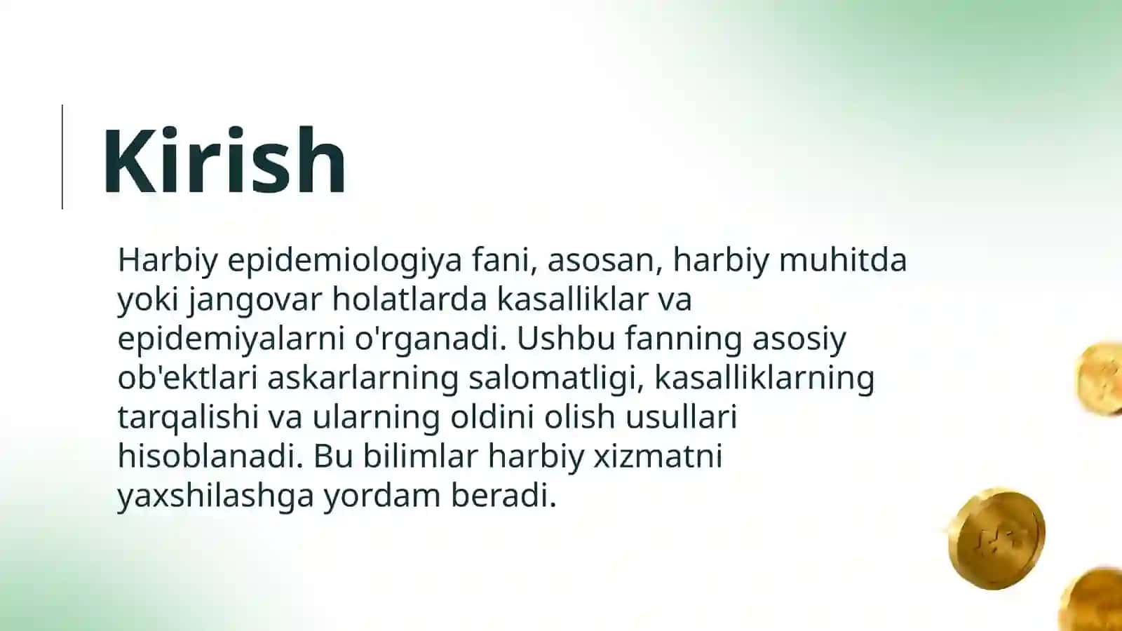 Harbiyepidemiologiyafaniningo'rganishob'ektlari 3