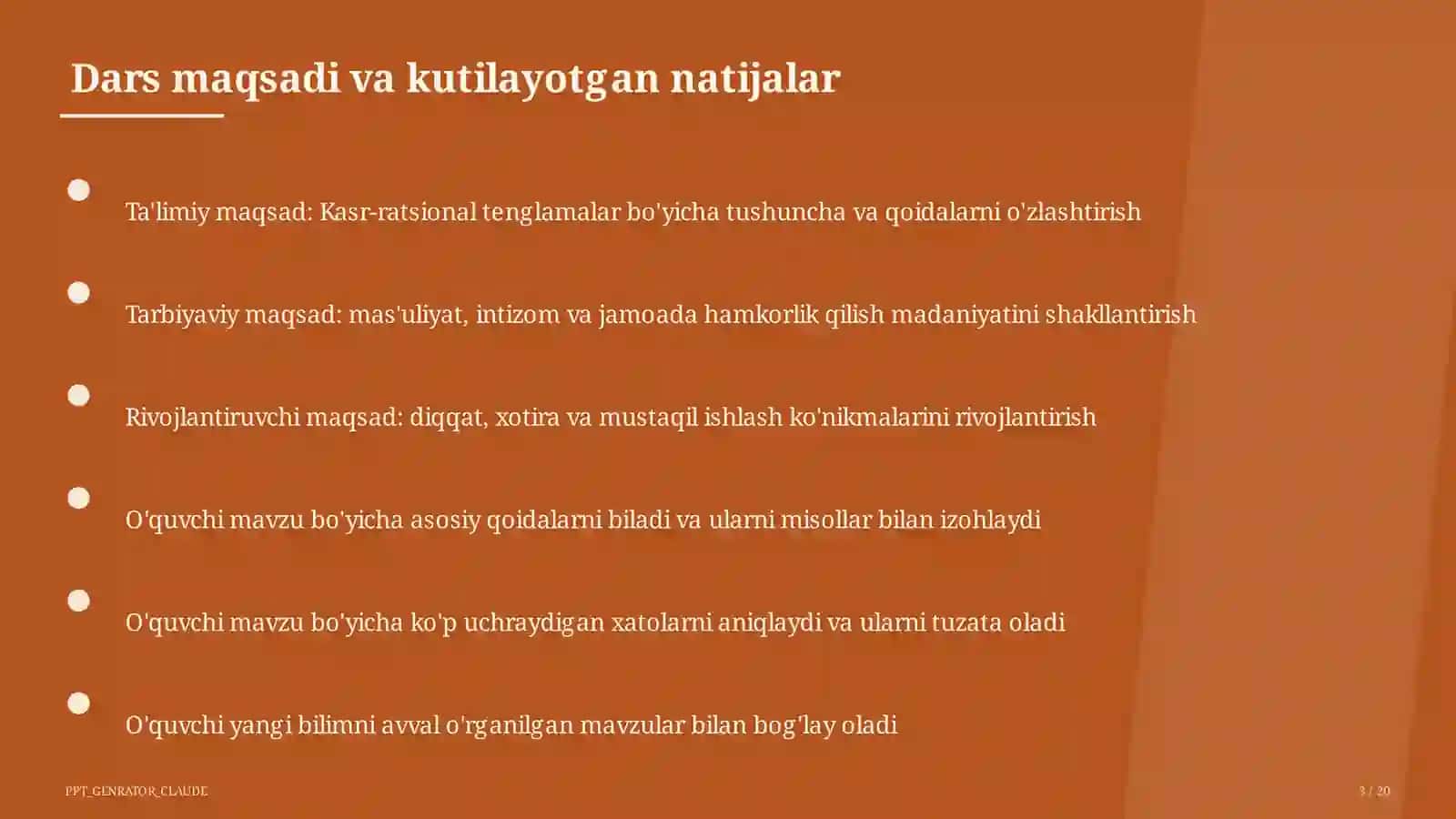 Kasr-ratsional tenglamalar (8-sinf) 3