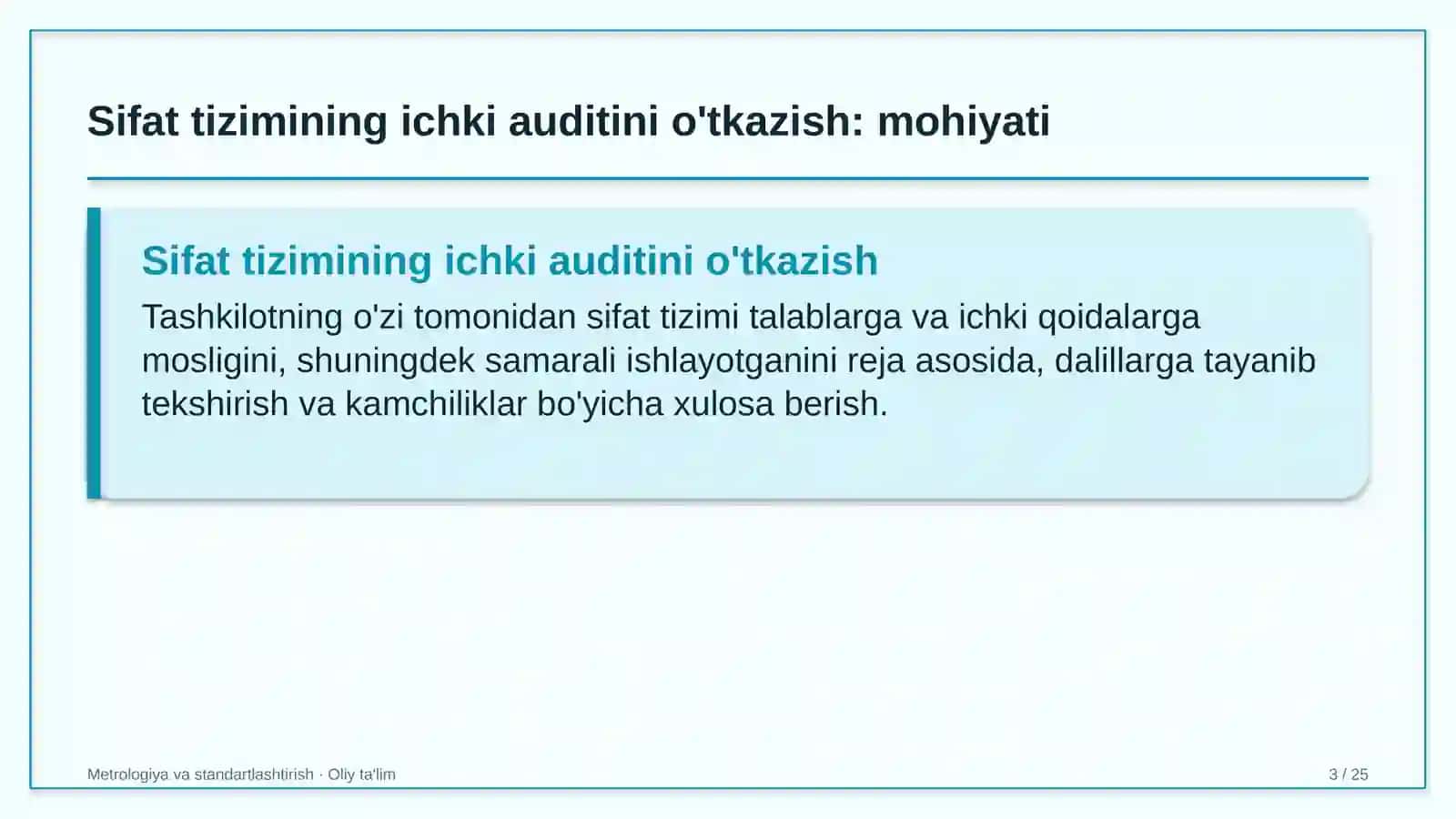 xorijiy universitetlar filiallarida sifat tizimining ichki auditini o'tkazish 4043 3