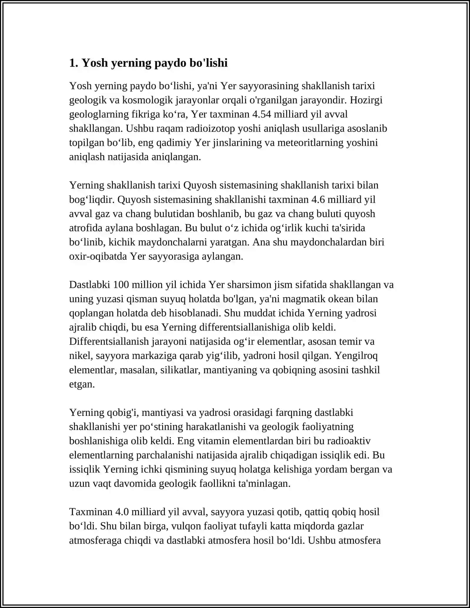 YERNING YOSHI VA GEOXRONOLOGIK SHKALA 3