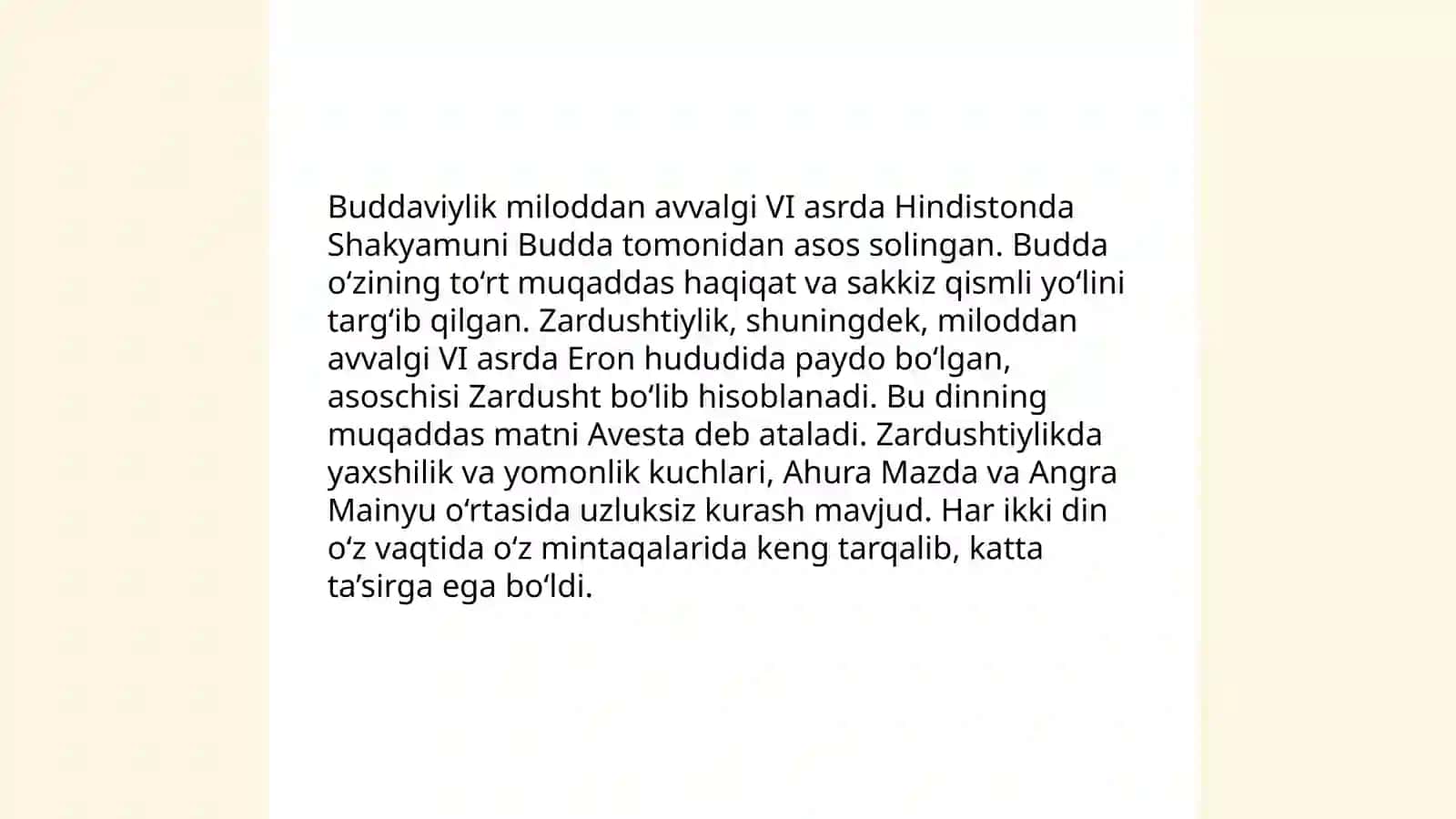 Buddaviylik va zardushtiylik 3