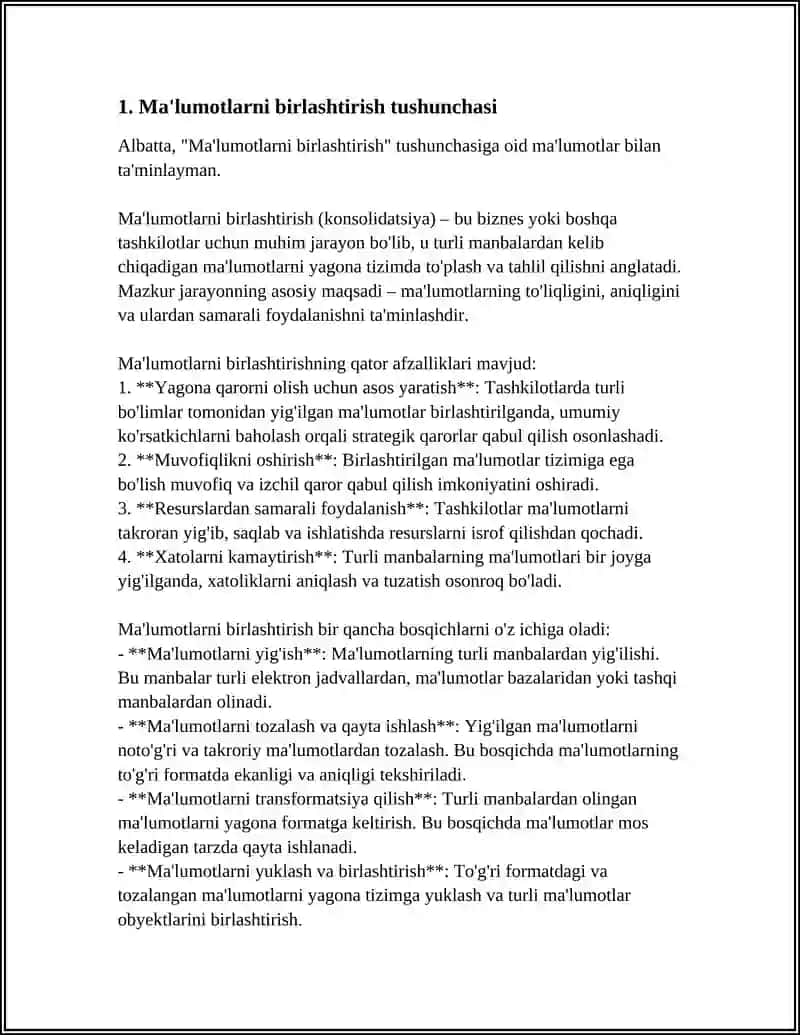 KATTA MA'LUMOTLARNI QAYTA ISHLASH TEXNOLOGIYALARI VA USULLARI 3