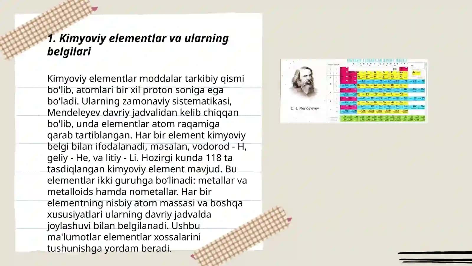 Elementlar davriy sestemasi 3