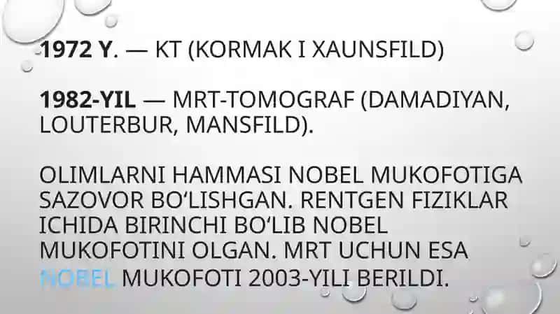 Nur tashxisi tarixi 3