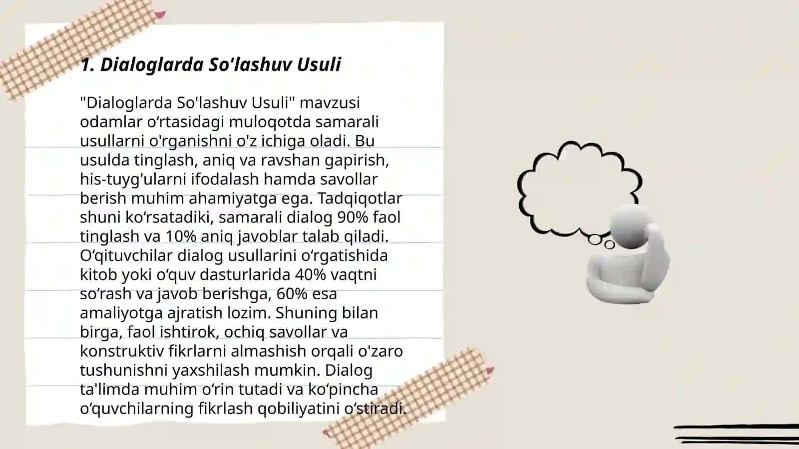 Dialoglarda So'lashuv Usuli 3