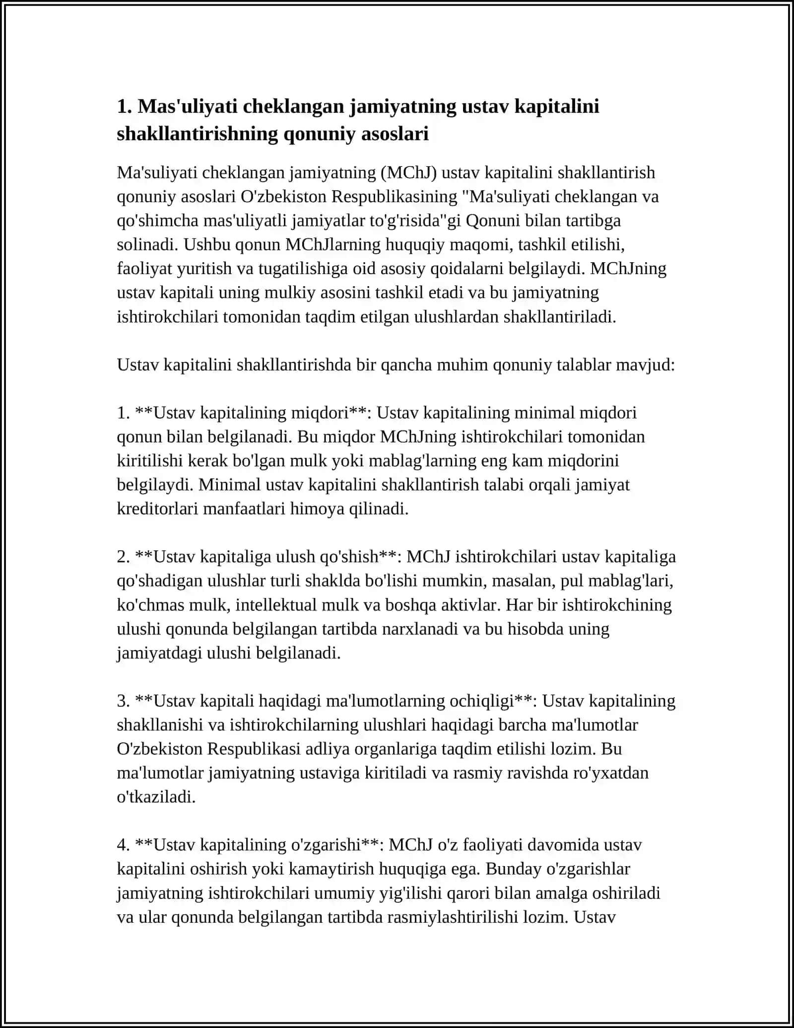 MA'SULIYATI CHEKLANGAN JAMIYATNING USTAV KAPITALINI SHAKLLANTIRISH 3