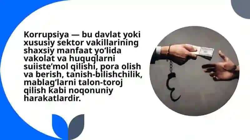 Korrupsiya tushunchasi va uning oqibatlari 3