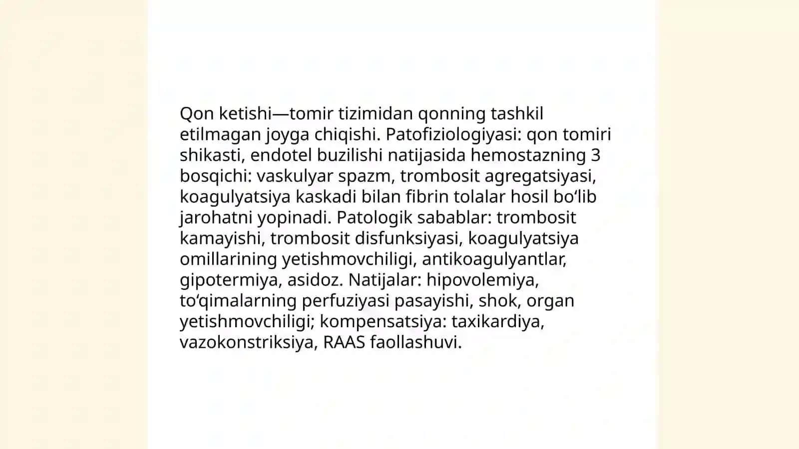 Qon Ketishi 3