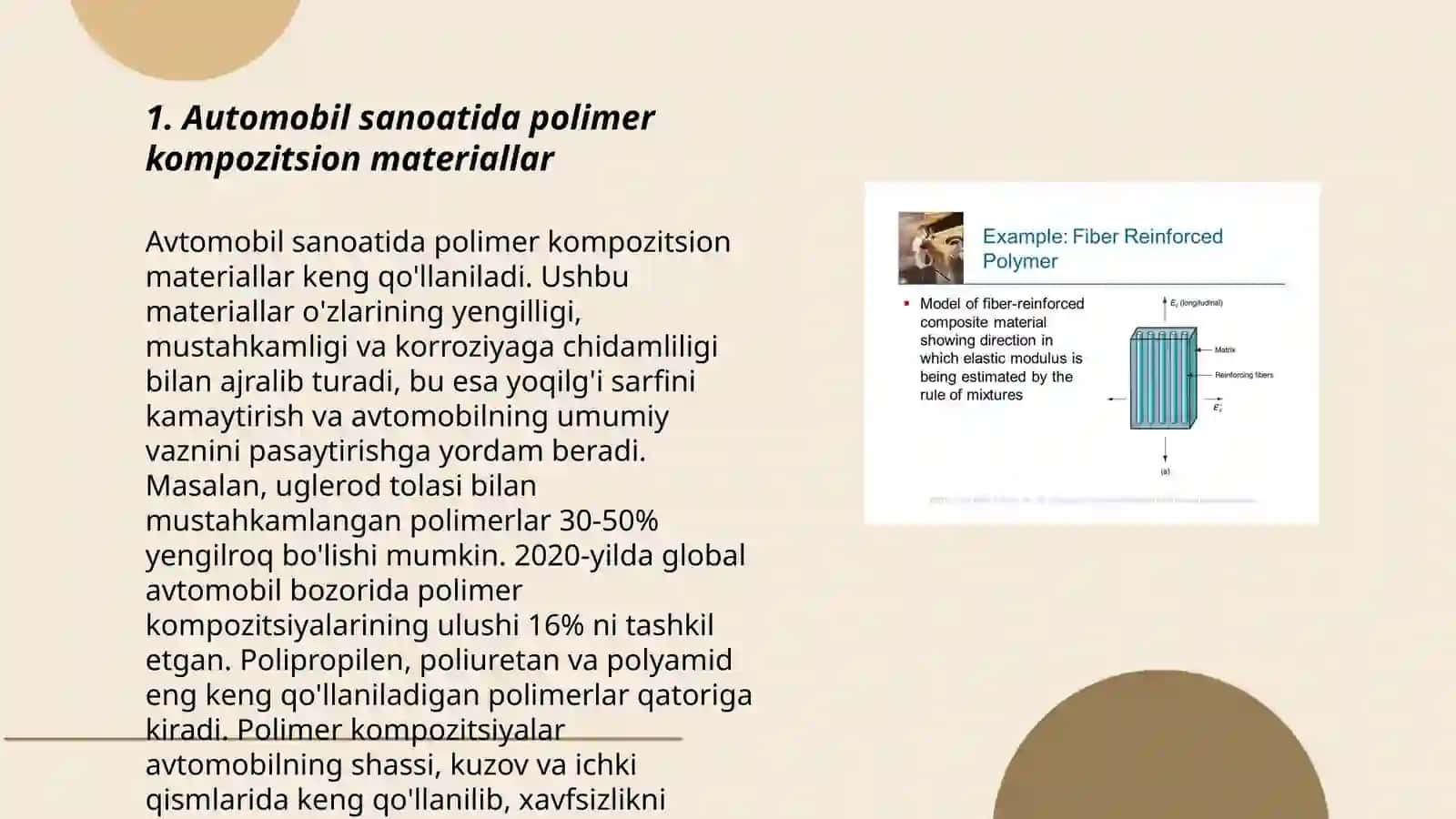 Polimer kompozitsion materiallarni qo'llanilishi 3