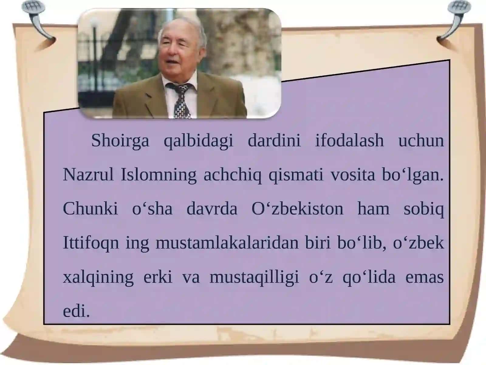 «RUHLAR ISYONI» dostoni haqida 3