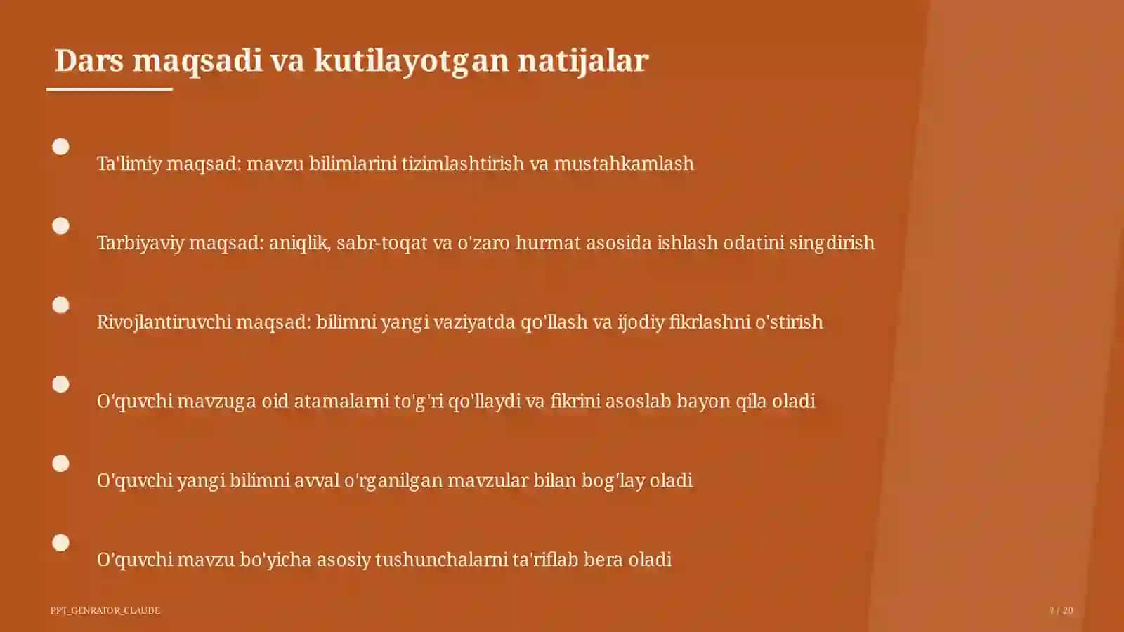 Moddalar va ularning xossalari: sof modda va aralashma (7-sinf) 3