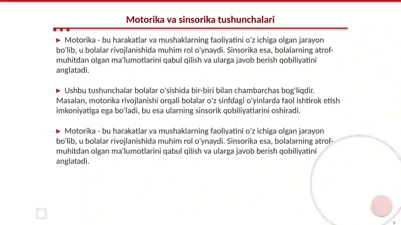 Maktabgacha yoshdagi bolalarda motorika sinsorika shaklillanishi hamda koreksion õyinlardan foydalanish 3