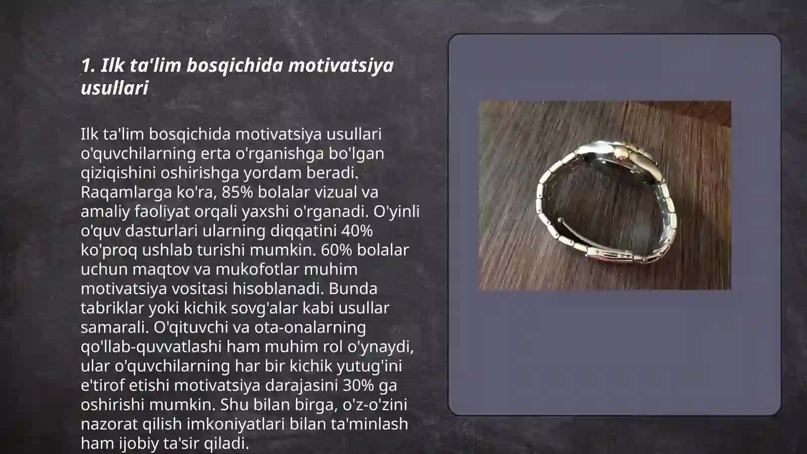Boʻlajak o'qtuvchilarni kirativligini rivojlantirish metodikasi 3