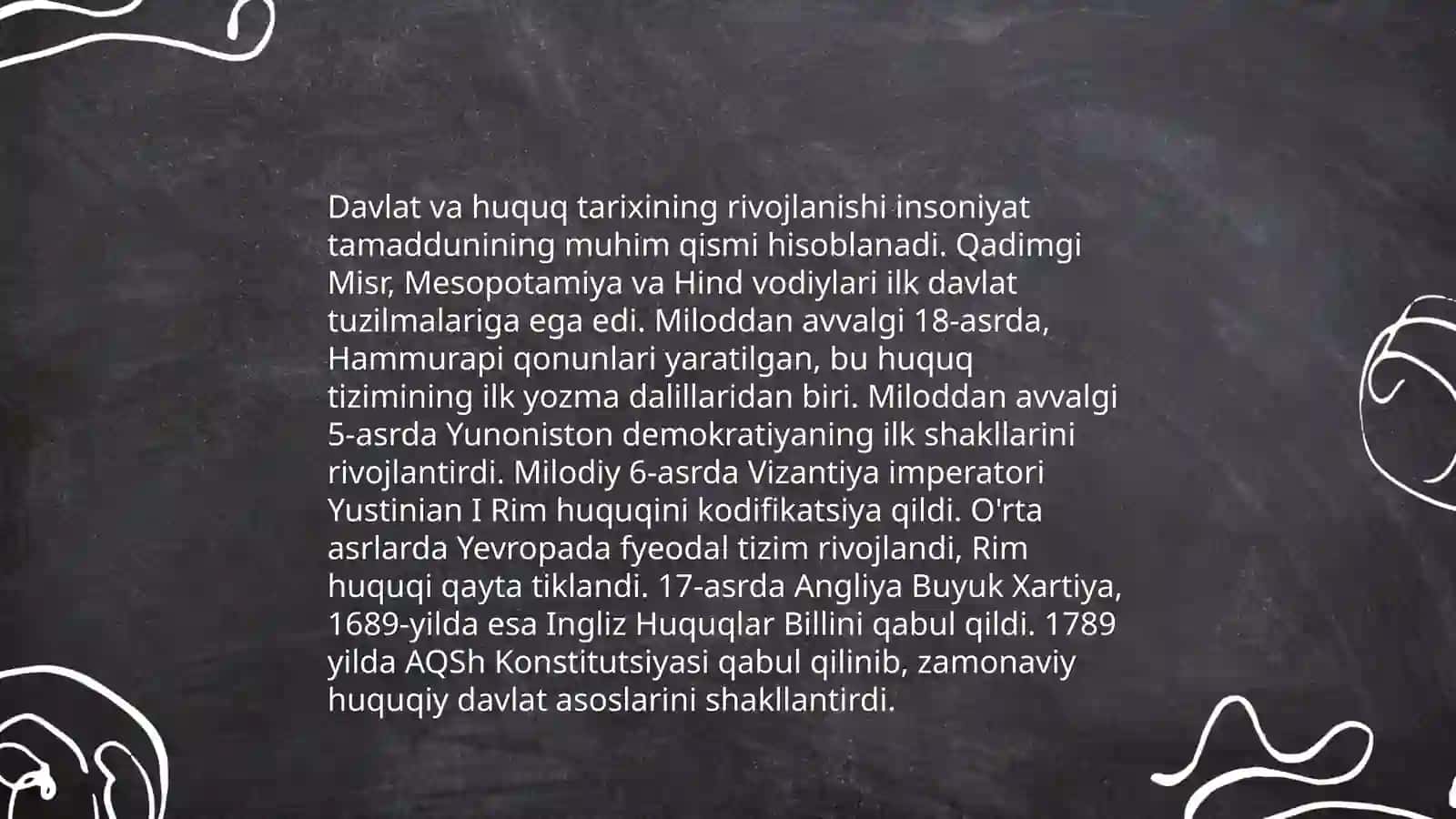 Davlat va huquq tarixi fanining predmeti metodi va vazifasi 3