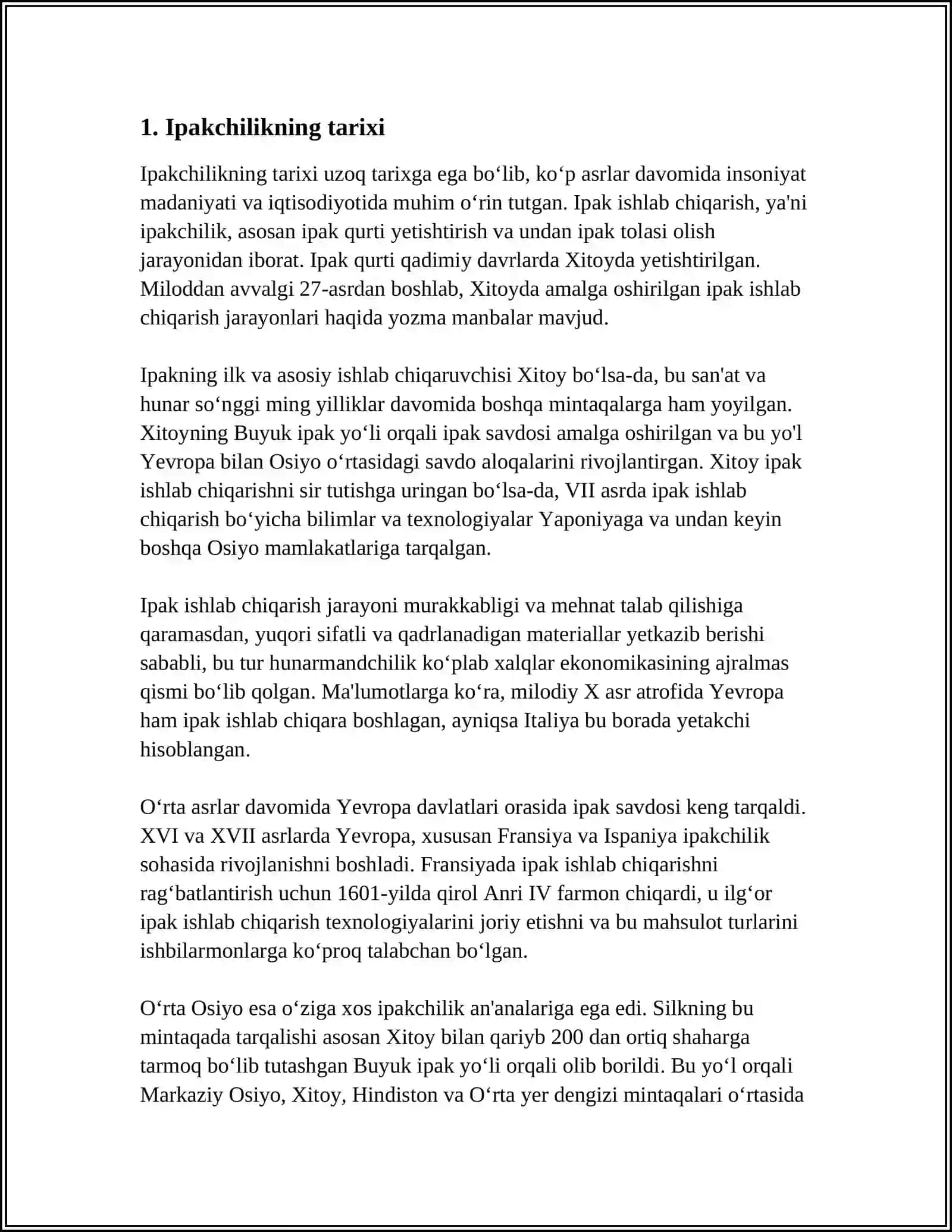 IPAKCHILIK ASOSLARI 3