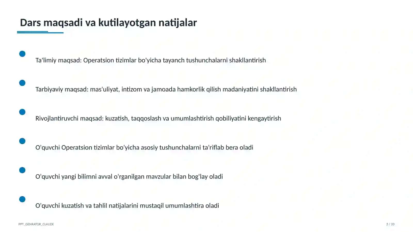 Operatsion tizimlar (6-sinf) 3