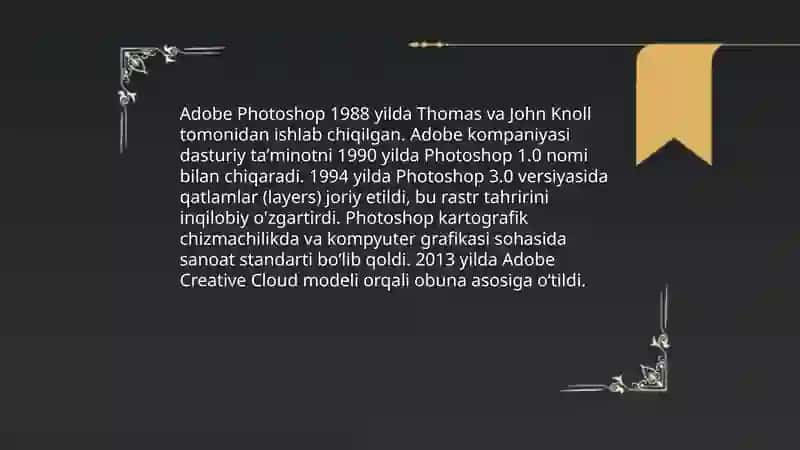 Adobe Photoshop dasturi 3