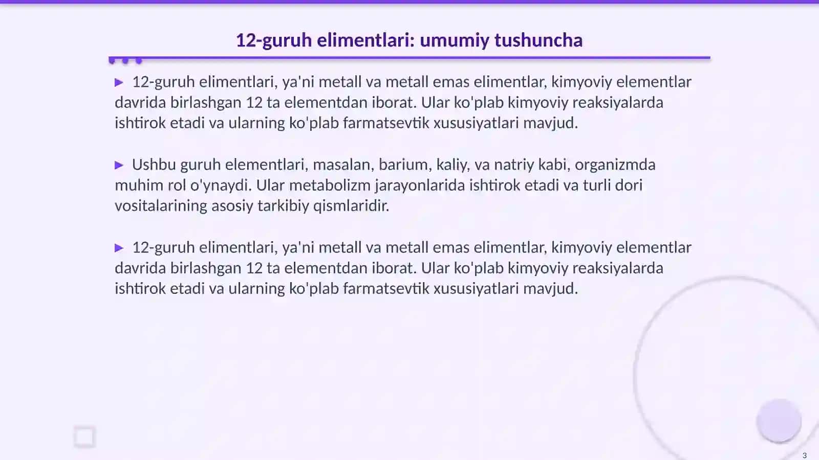 12-guruh elimentlarinining farmatsiyada ahamiyati 3