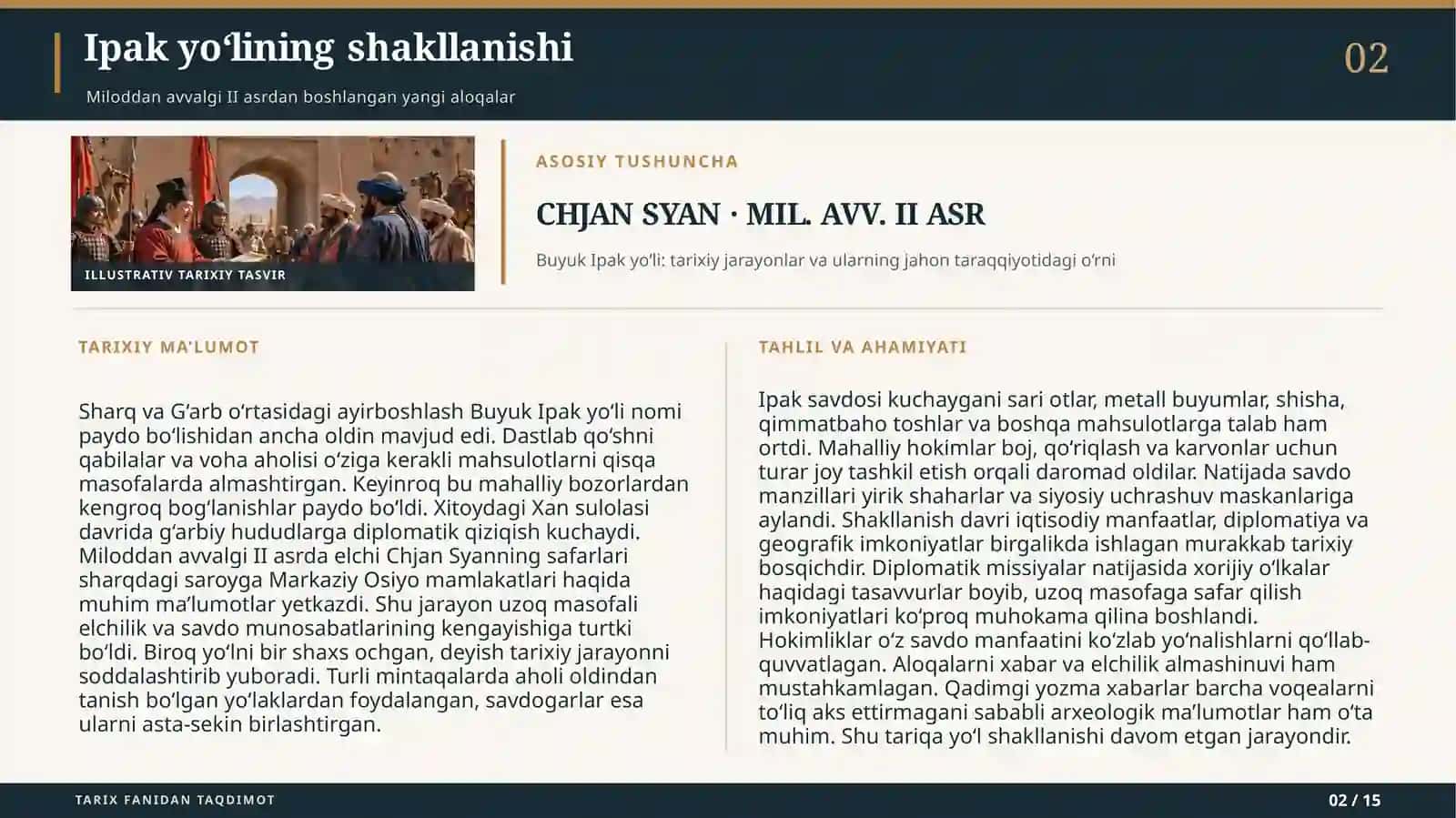 Buyuk Ipak yo‘li: tarix va muloqot makoni 3