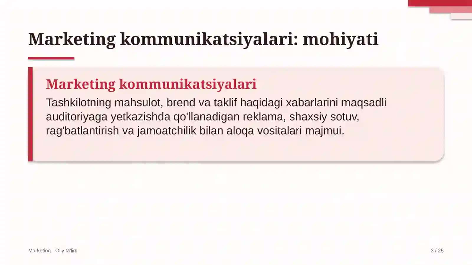 Charm-poyabzal sanoatida marketing kommunikatsiyalari 3