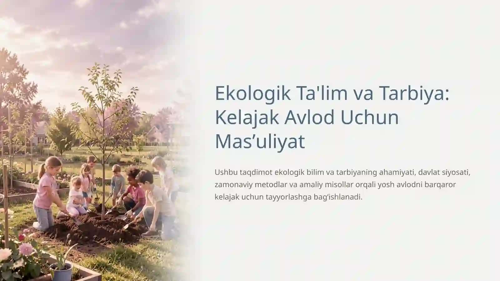 EKOLOGIK TA'LIM VA TARBIYA 3