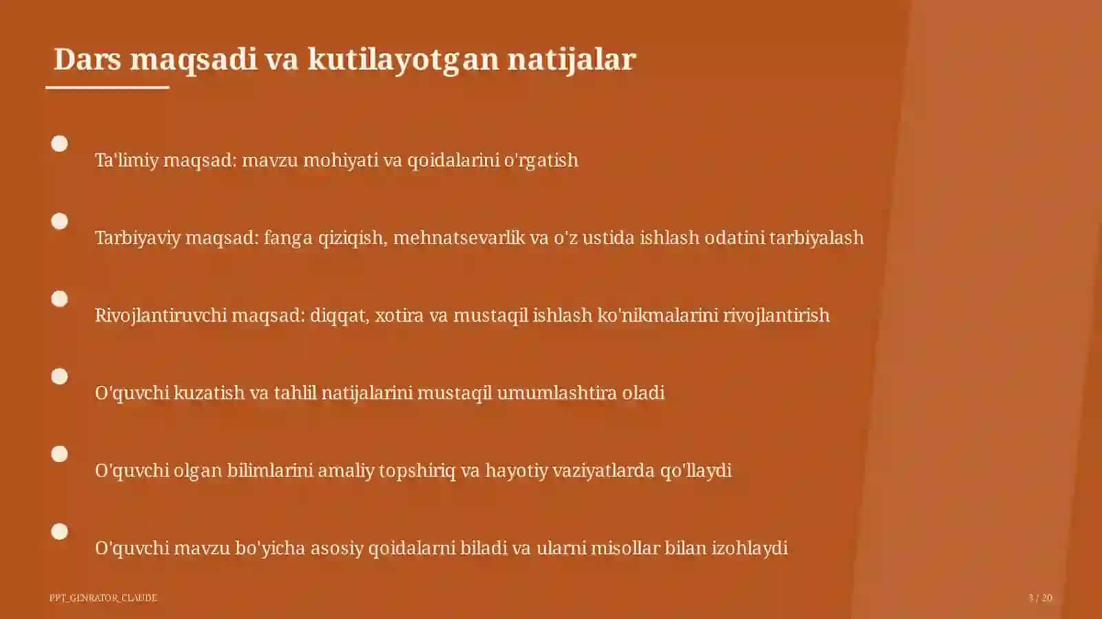 So'z yasalishi: yasama va tub so'zlar (6-sinf) 3
