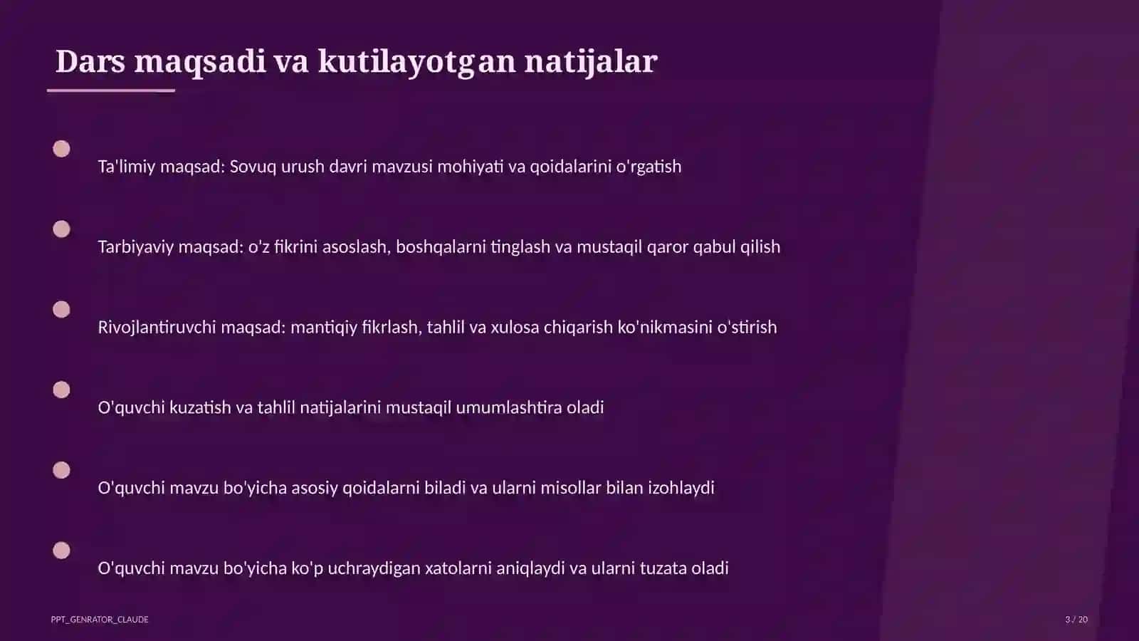 Sovuq urush davri (10-sinf) 3