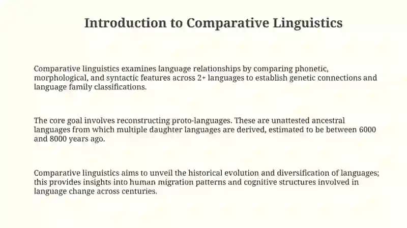Methods of Comparative Study of Languages 3