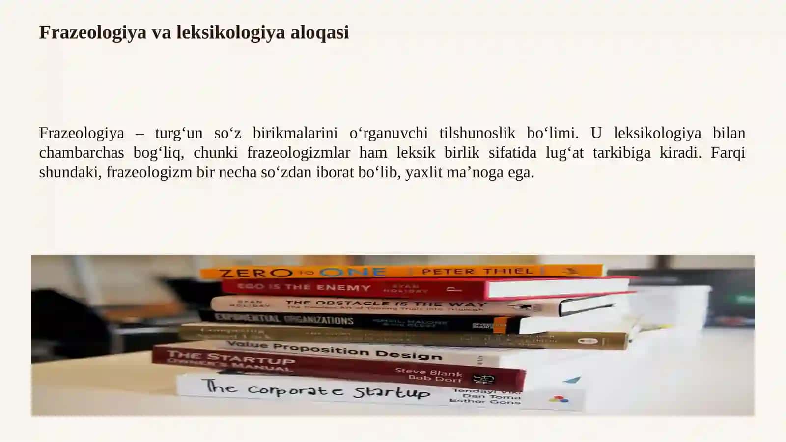 Frazeologiya va O‘zbek tilining Iboralar Boyligi 3