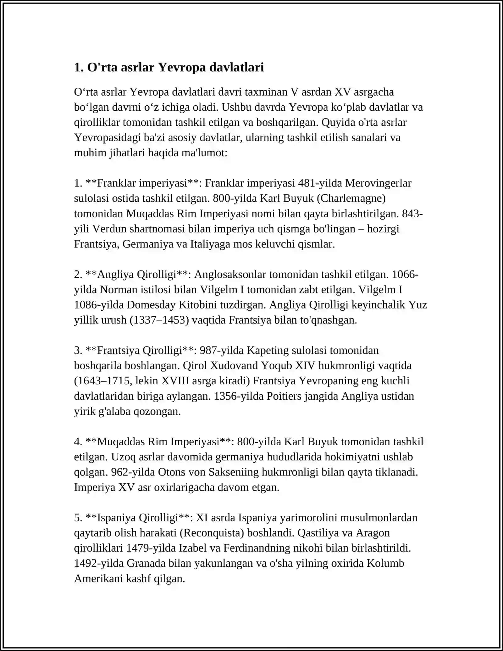 Mavzu: 9-12 ASRLARDA HUKMRONLIK QILGAN DAVLATLAR 3