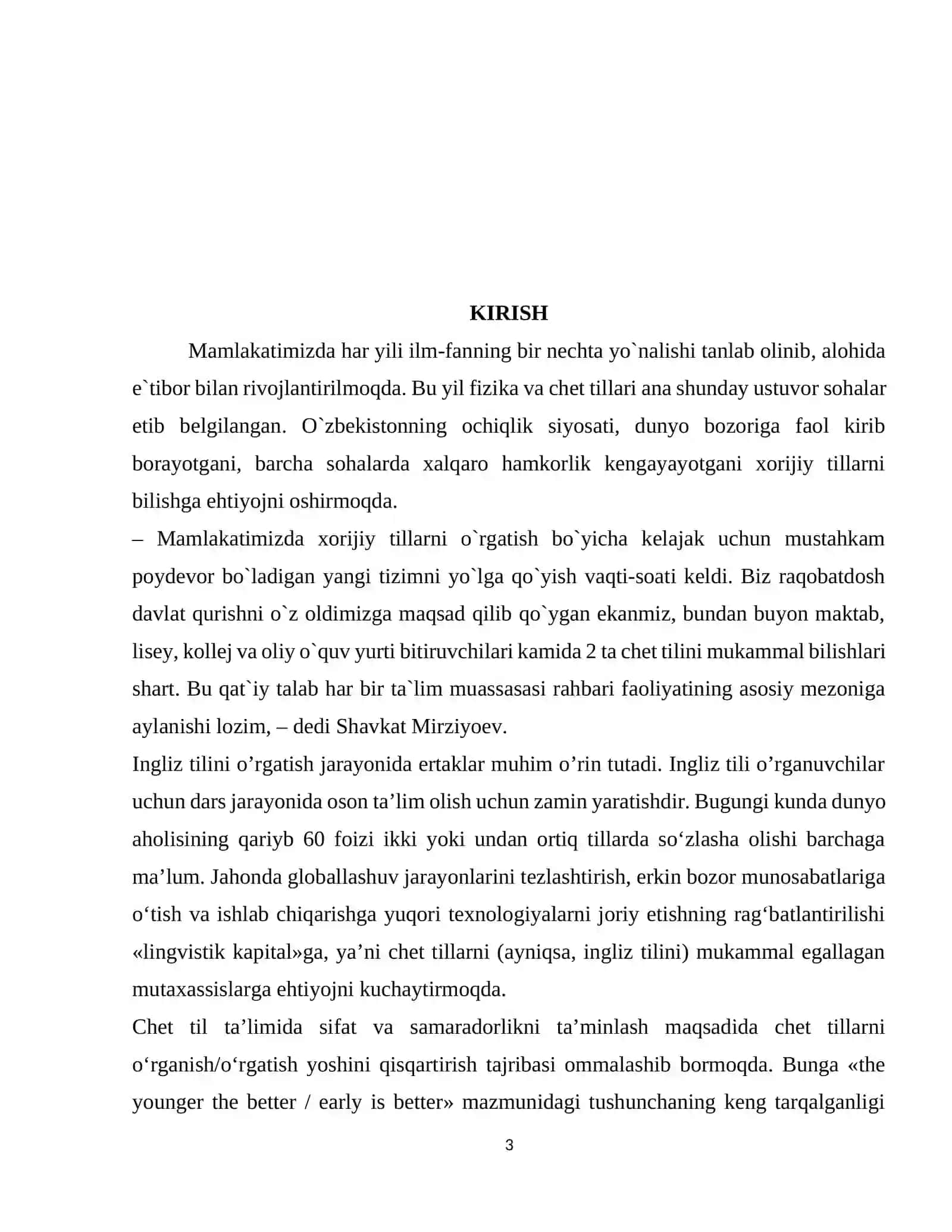 Ingliz tilida ertaklarni o’rgatish ishlanma loyihasi 3