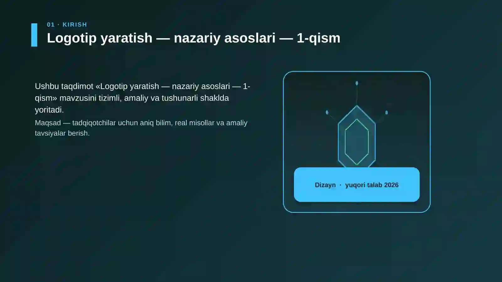 Logotip yaratish — nazariy asoslari — 1-qism 3