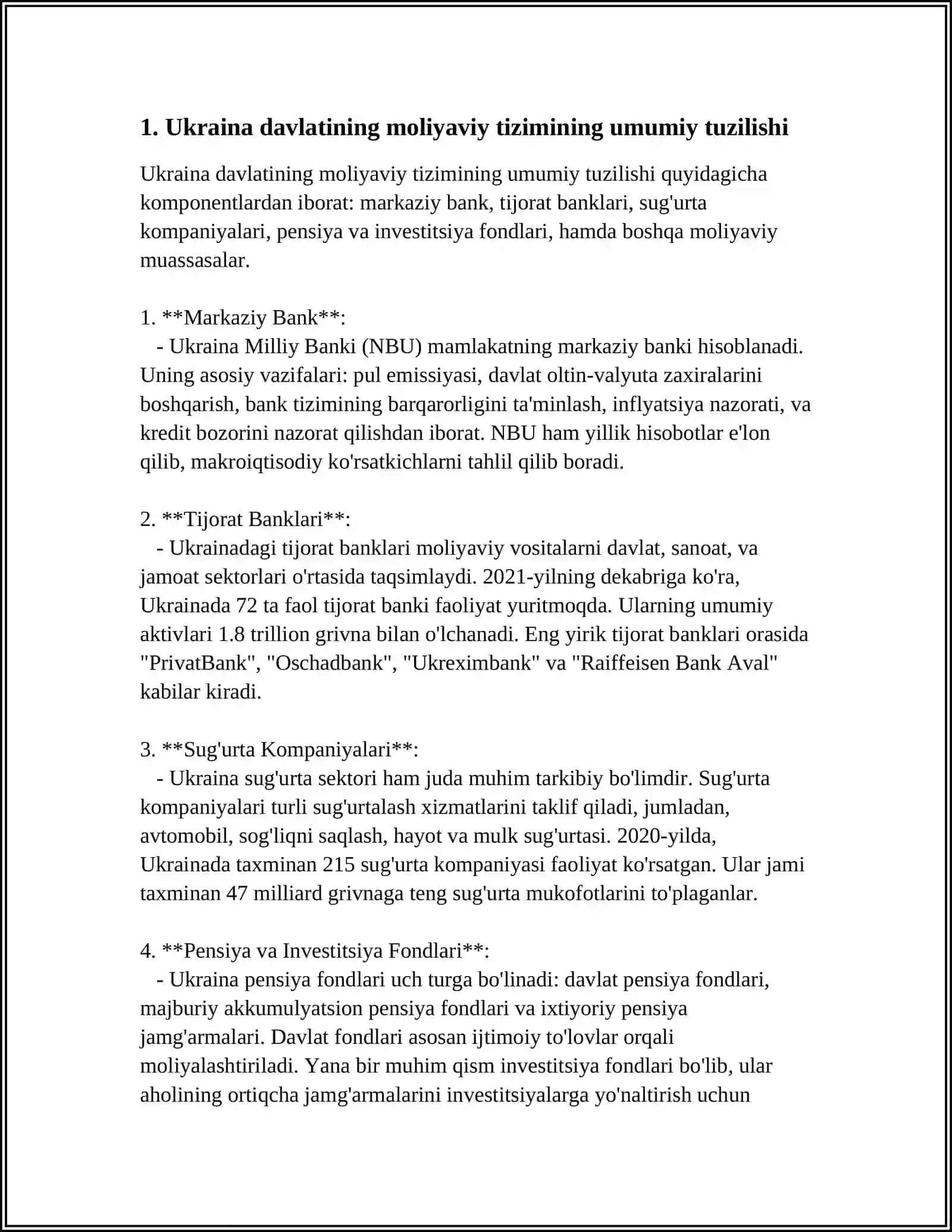 Ukraina Davlatini Moliyaviy Tizimi 3