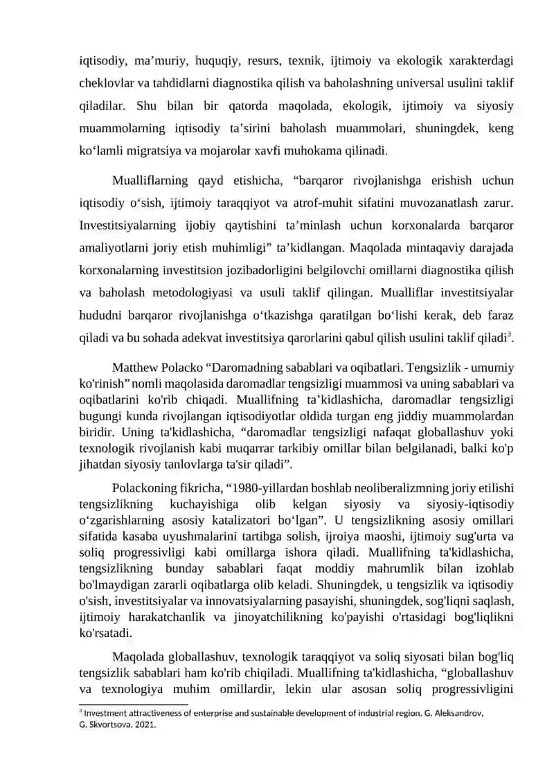 Korxonani rivojlantirish dasturini amalga oshirishda investitsiyalarning roli va ularning shakllanishi 3
