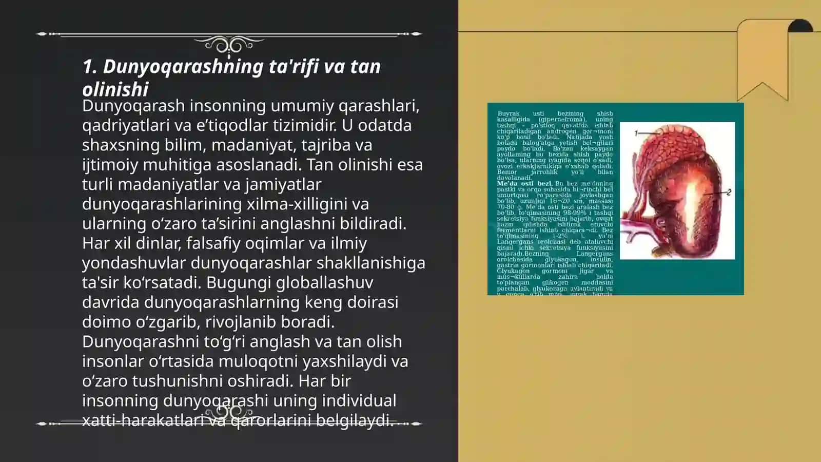 Dunyoqarashning mohiyati, tuzilishi va asosiy funksiyalari 3