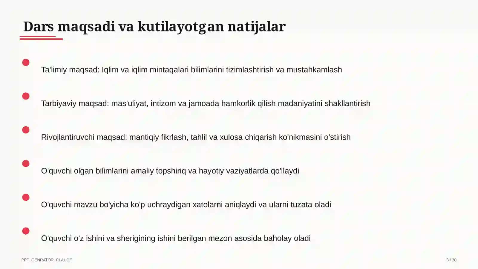 Iqlim va iqlim mintaqalari (6-sinf) 3