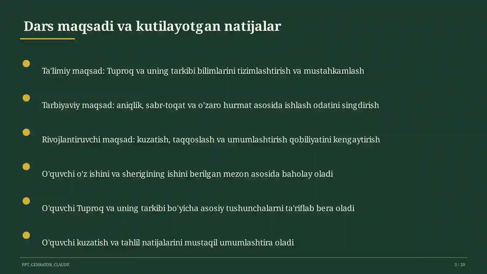 Tuproq va uning tarkibi (2-sinf) 3