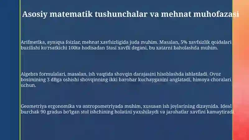 Umumiy matematika va mehnat muhofazasi 3