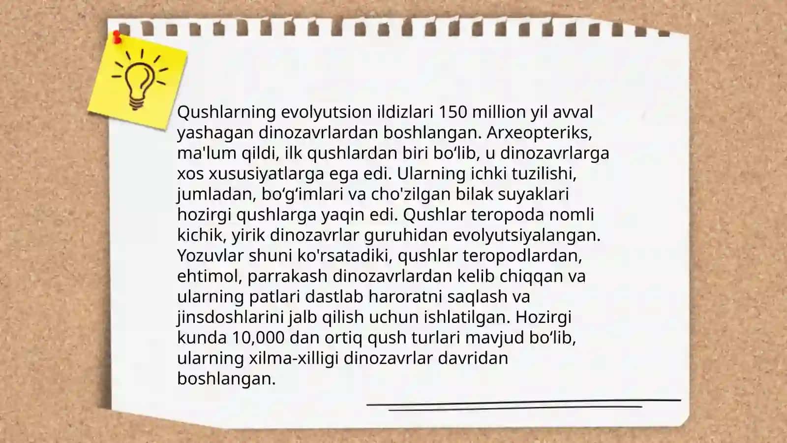 Qushlarning evolyutsion tarixi 3