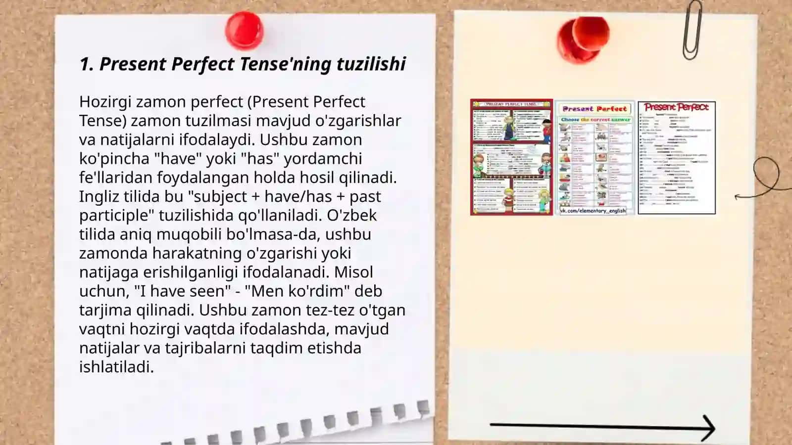 Present Perfect Tense 3