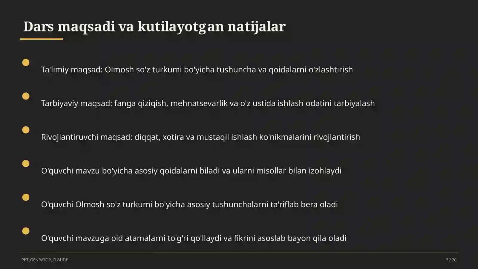 Olmosh so'z turkumi (4-sinf) 3
