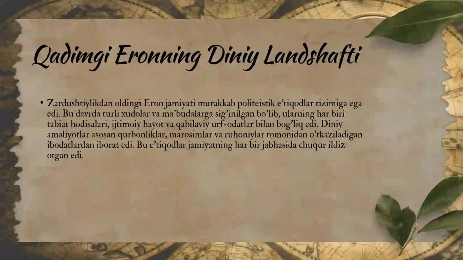 Zardushtiylikning kelib chiqish tarixi 3