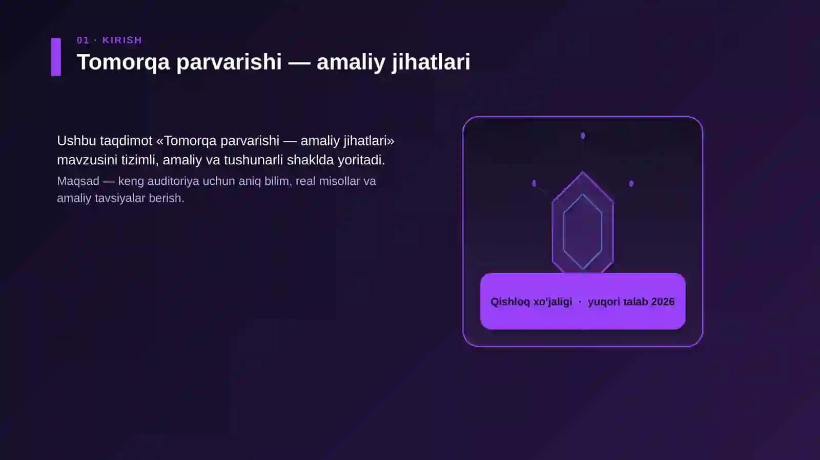 Tomorqa parvarishi — amaliy jihatlari 3