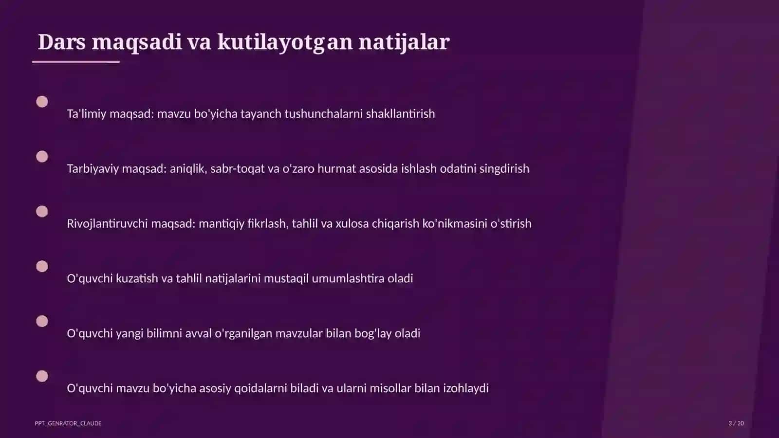 O'zbekiston transporti va aloqa tizimi (9-sinf) 3