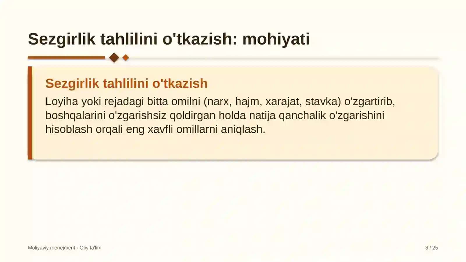 optik tolali aloqa tarmoqlarida sezgirlik tahlilini o'tkazish 1476 3