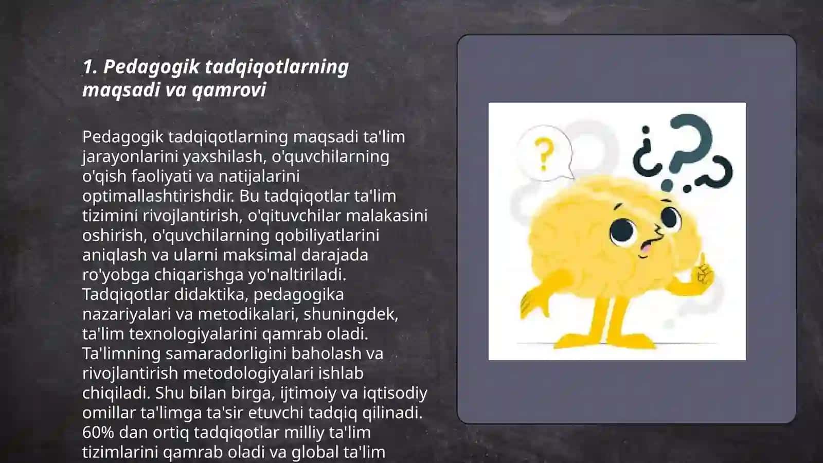 Pedagogik tadqiqotlarning maqsad va vazifalari 3