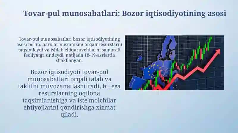 Tovar-pul munosabatlari bozor iqtisodiyotining asosidir 3