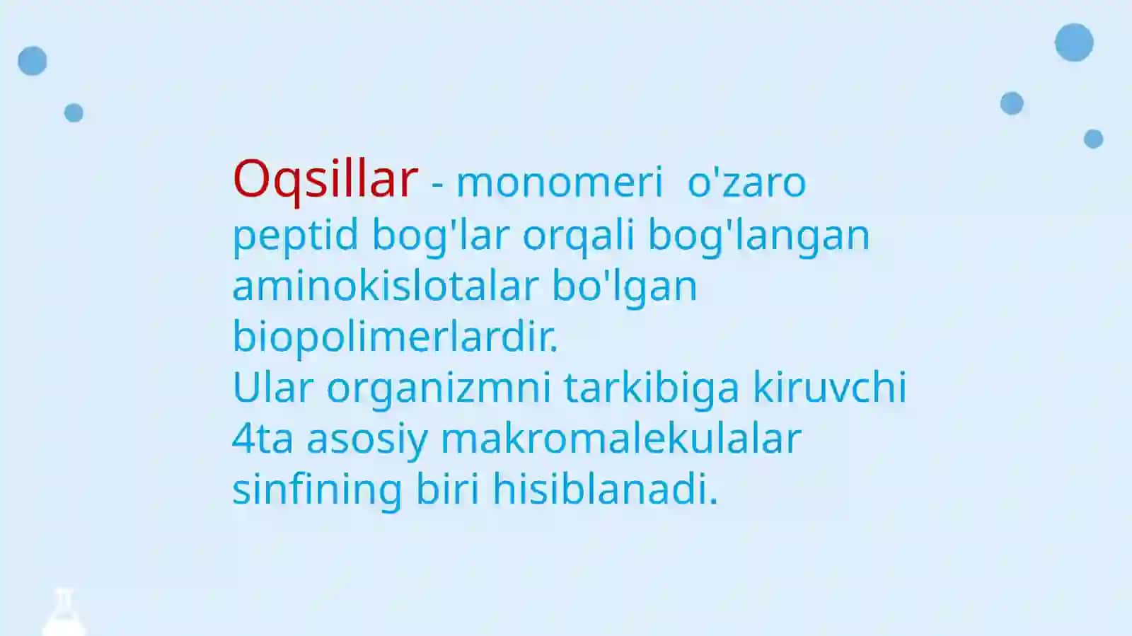 Oqsillar 3