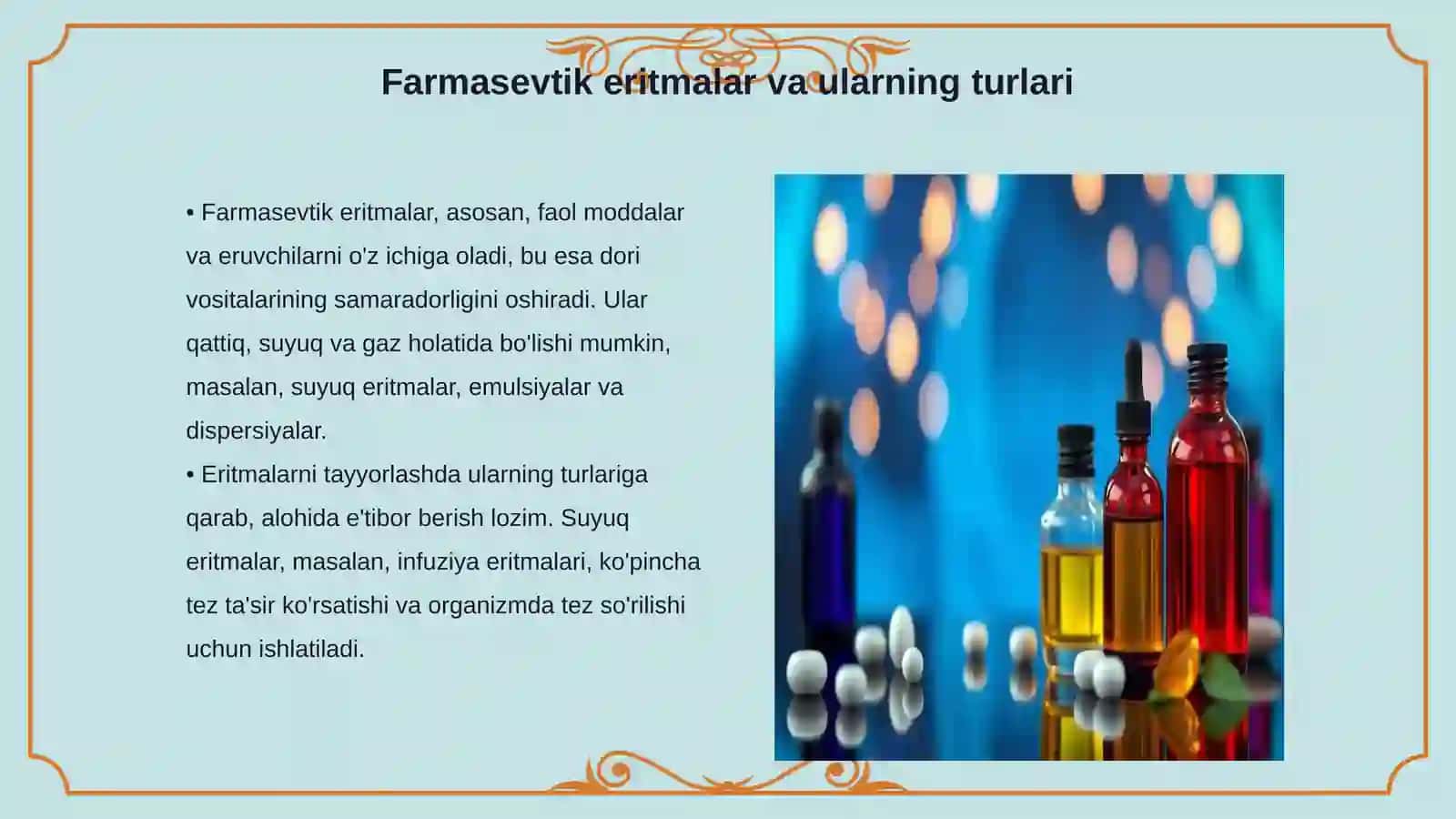 Farmasevtik eritmalar va ularning turlari 3